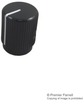 Knob, Al, 12.7Mm, Black, 6.4Mm; Shaft Type Multicomp - 74M2520 - Newark, An Avnet Company