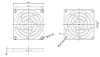 09325 Series Fan Guards - 09325-G - PUI - Projections Unlimited, Inc.