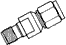 Precision APC-3.5 Jack to APC-2.4 Plug -- 131-8003 - Image