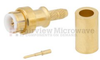 MMBX Plug (Male) Snap-On Connector For RG178, RG196 Cable, Crimp/Solder With Male (Plug) Center Contact - FMCN1015 - Fairview Microwave Inc.