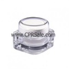 Airless Bottle, Matte Gold Cap, Clear Body, 30mL -- CPR06GGC - MSX030 - Image