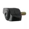 Male Wing Knob; Threaded Stud, Staggered, Black - KBP-311 - Reid Supply