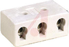 Terminal Block, Ceramic, 8-14 AWG, 600 V, 50 A, 3 Poles -- 70212359