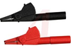 SMALL CROCODILE CLIPS, 300V - 126017 -,RED , BLACK UL/CSA - 70062168 - Allied Electronics, Inc.