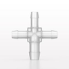 Cross Connector, Barbed - 62004 - Qosina Corp.