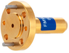 Conical Gain Horn Waveguide Antenna, WR-5, 140 GHz to 220 GHz, UG-387/U Round Cover Flange, 15 dBi Nominal Gain -- FMWAN1066 - Image