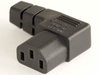 European IEC 60320/C13 Right Angle Connector, Low Profile -- UC-06M - Image