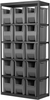 Shelving, Steel Shelving Kit, 18x36x79, 16 Bins - AS187913014 - Akro-Mils, Inc.