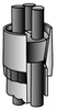 Flexible Cord/Cable Support Wedging Assembly -- C-2004-1 - Image
