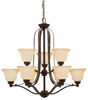 1784CST Mid. Chandeliers-Glass Up - 721370 - Capital Lighting, Inc.