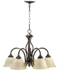 6410-5-86 Mid. Chandeliers-Glass Down - 606674 - Capital Lighting, Inc.
