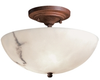 686-14 3 Light Semi Flush - 686-14 - Minka Group