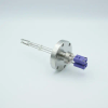 Thermocouple Feedthrough, Type E, 2 Pairs, Miniature Connectors, 2.75″ Conflat Flange THERMOCOUPLE-TYPE-E-2-PAIR-CONNECTOR-275CF - A2612-4-CF - MPF Products, INC.