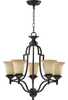 615-5-44 Mid. Chandeliers-Glass Up - 473193 - Capital Lighting, Inc.
