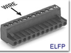 Pluggable Terminal Block -- ELFP Series Right Angle Plug - Image