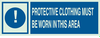 Brady Glo Personal Protection Sign - 90587 - Brady Corporation