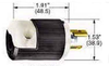 Connector, Power Entry, Plug, 15A; Connector Type Hubbell Wiring Devices - 94F9508 - Newark, An Avnet Company
