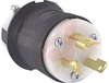 Electrical Plug; 30 A; 250 VAC; 0.360 to 0.930 in.; Nylon; Nylon; Steel; Brass - 70116434 - Allied Electronics, Inc.