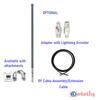 2.4GHz 25dBi Fiberglass Antenna With N Male St. Connector -- ET-WI25FG8-NMS - Image