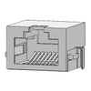 Modular/Ethernet Connector (RJ45, RJ11) Jacks - 664-RJE2K1882203-ND - DigiKey