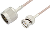 N Male to BNC Male Cable 60 Inch Length Using RG316 Coax - PE3C3380-60 - Pasternack