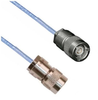 TTM SUBMINIATURE THREADED SOLDER/CLAMP PLUG TO TRS SUBMINIATURE 3-SLOT SOLDER/CLAMP PLUG M17/176-00002 .129 O.D. CABLE - MP-2006-24 - MilesTek Corporation