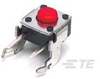 Switch Tactile OFF (ON) SPST Round Button Gull Wing 0.05A 12VDC 2.55N SMD Bulk -- 791-1571407-1 - Image