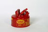 Eagle Red Galvanized Steel 1 gal Safety Can - 8 in Height - 9 in Overall Diameter - 048441-22131 - 048441-22131 - R. S. Hughes Company, Inc.