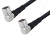 N Male Right Angle to N Male Right Angle With Times Connectors Cable 36 Inch Length Using LMR-400 Coax - PE3C0107-36 - Pasternack