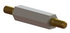 Male To Male Standoff - Hexagonal, Insulator, Nylon/Brass -- HSM4-8-32-3 - Image