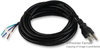Power Cord, Nema5-15P, 9.8Ft, 10A, Black; Connector Type A Multicomp - 11J3555 - Newark, An Avnet Company