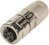 Sensor Conn, Rcpt, 4Pos, M12, Cable; Product Range Harting - 94AC8118 - Newark, An Avnet Company