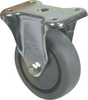 6" Thermoplastic Rubber Rigid Caster -- 8041147 - Image