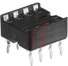 Socket, DIP;8Pins;Dual Leaf;Open;SolderTail;0.31In.;Beryllium Copper;Tin - 70084221 - Allied Electronics, Inc.