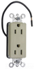 Duplex/Single Receptacle - PT26262-SCI - Hubbell Wiring Device-Kellems