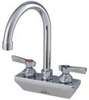 Lead Free Wall Mount Bar Faucet 6 IN Swivel Gooseneck Spout - 0239885 - Watts