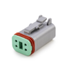 Data Panel DP-34042-402 xtremeDB, 4 Way J1939 Plug w/ 120 OHM Terminating Resistor, DT06-4S-E004 -- 44461