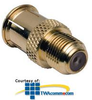 Hubbell RG59 Male to RG6 Female Coupler (Pkg. of 10) - RG59A10 - TelephoneStuff.com