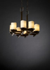 CNDL-8770-14-CREM-DBRZ Mid. Chandeliers-Pillar Candle - 497551 - Capital Lighting, Inc.