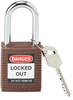 Brown Safety Padlock - 103033 - Brady Corporation