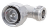 Low PIM RA 4.3-10 Male (Plug) to N Female (Jack) Adapter, Tri-Metal Plated Brass Body, High Temp, 1.25 VSWR - FMAD1183 - Fairview Microwave Inc.