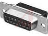 CONNECTOR, RECEPTACLE, HDP-20, CRIMP SNAP, 25 POSITION, SIZE 3 - 70085491 - Allied Electronics, Inc.