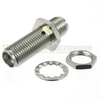SMA Female (Jack) to SMA Female (Jack) Bulkhead Adapter, Passivated Stainless Steel Body, 1.15 VSWR - SM4910 - Fairview Microwave Inc.