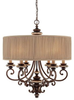 3885CZ-446 Mid. Chandeliers-Drum Shades - 429942 - Capital Lighting, Inc.
