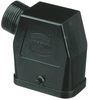 Hood, Side Entry, Q 8/0, Thermoplastic, Pg16; Product Range Harting - 04C8080 - Newark, An Avnet Company