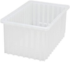 Dividable Grid Container, Clear; Bin Colour Quantum Storage - 42AC4635 - Newark, An Avnet Company