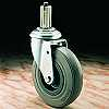 Medium duty pressed steel castor - 411EDEXP25 - Plasticwheels Ltd.