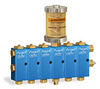 Air Operated Purgex with Integral Grease Reservoir, Buna-N Seals, 5 Feeds -- B3325-405