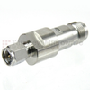 SMA Male (Plug) to TNC Female (Jack) Adapter, Passivated Stainless Steel Body, 1.25 VSWR - SM4737 - Fairview Microwave Inc.