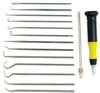 12 Piece Probe, Positioning And Spring Hook Set; Length General Tools - 85W1824 - Newark, An Avnet Company